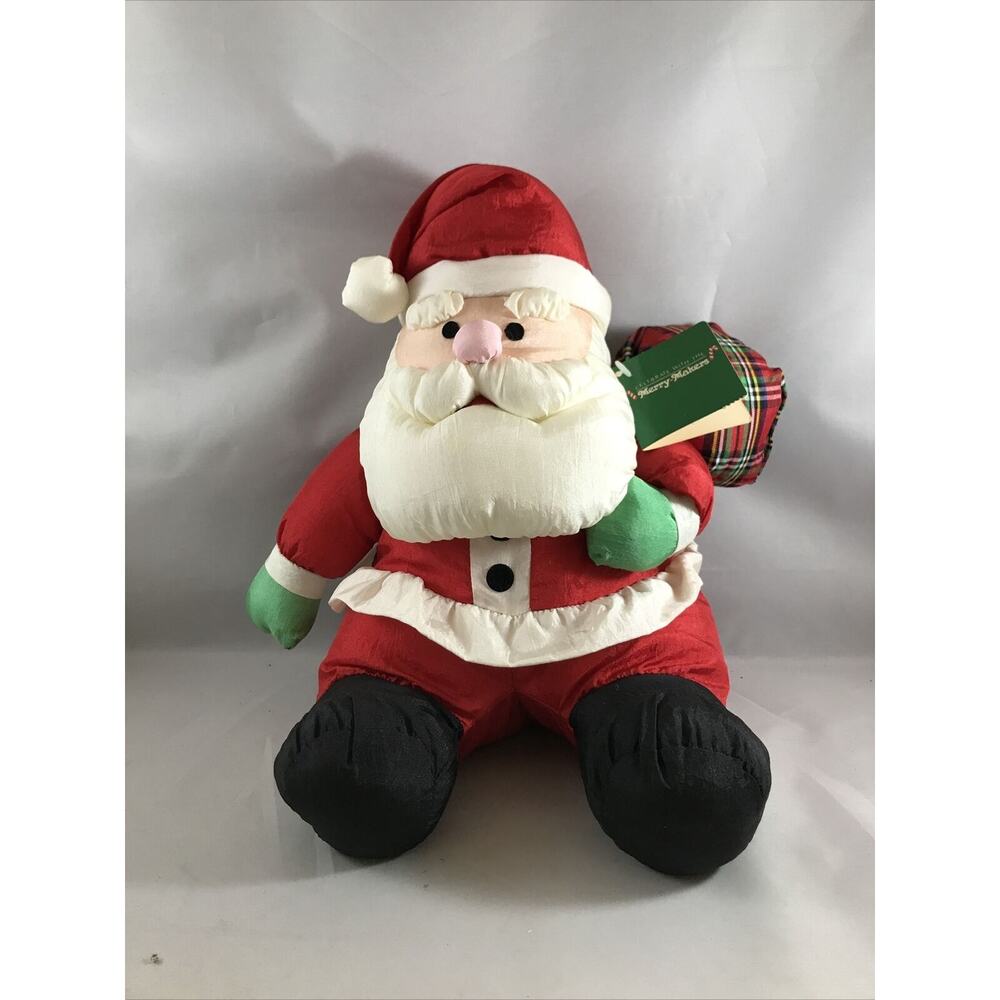 1993 Gibson Greetings Plush Santa * E1-5